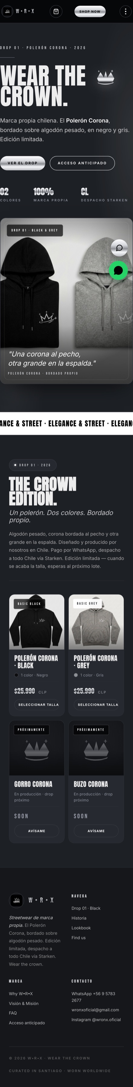 Sitio de WRONX